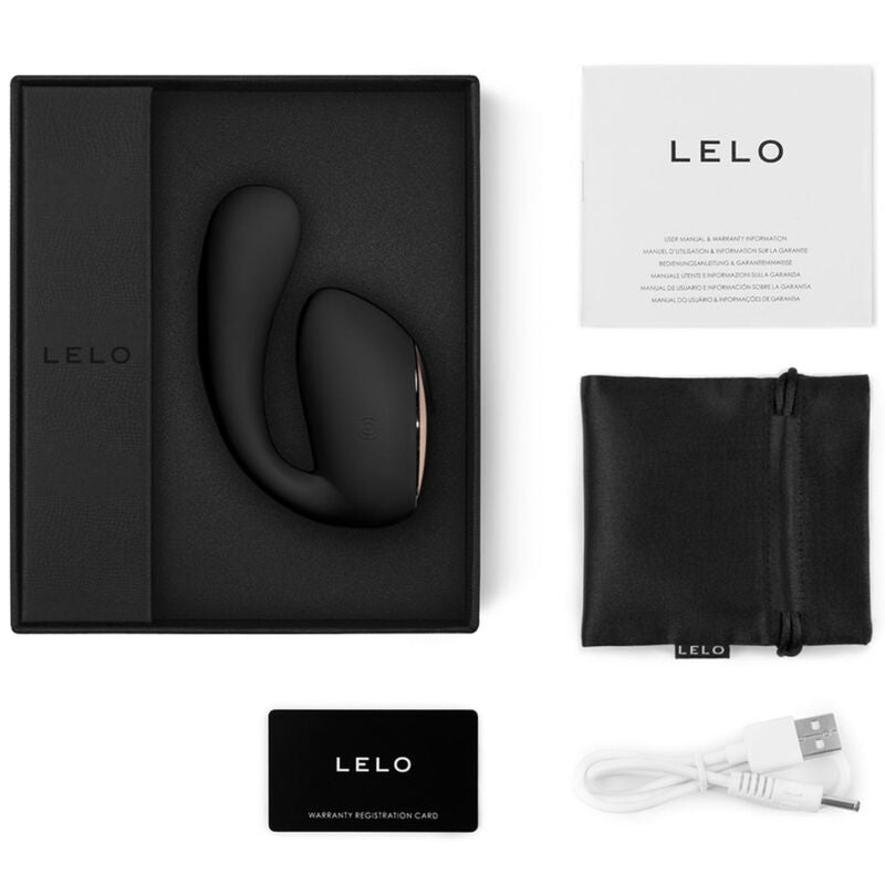 LELO - IDA WAVE COUPLES MASSAGER BLACK - Amore24