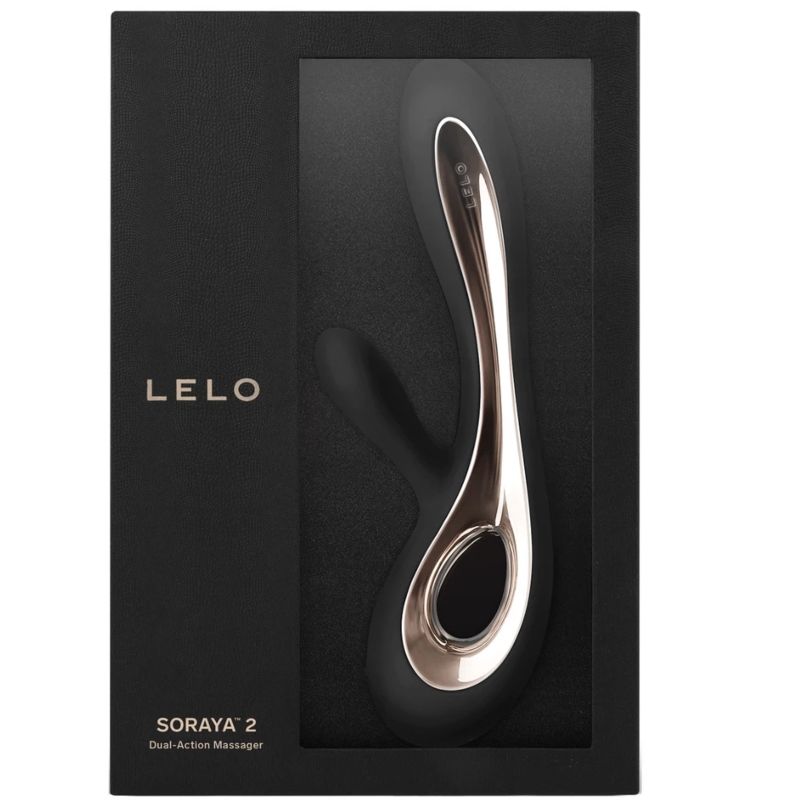 LELO - SORAYA 2 BLACK RABBIT VIBRATOR - Amore24