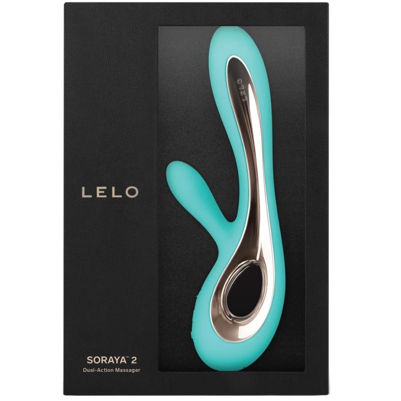 LELO - SORAYA 2 RABBIT AQUA GREEN VIBRATOR - Amore24