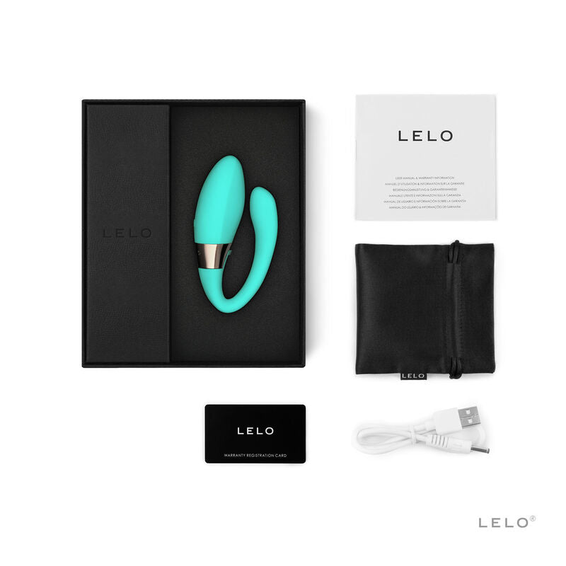 LELO - TIANI HARMONY AQUA GREEN COUPLE MASSAGER - Amore24