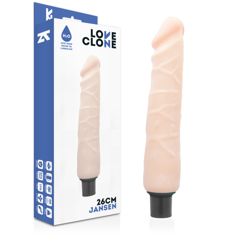 LOVECLONE - JANSEN SELF LUBRICATION VIBRATOR 26 CM -O- 4.2 CM - Amore24