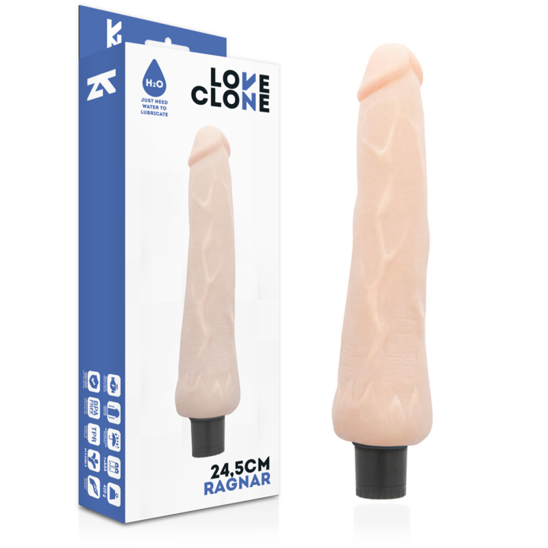 LOVECLONE - RAGNAR SELF LUBRICATION VIBRATOR 24.5 CM -O- 3.5 CM - Amore24