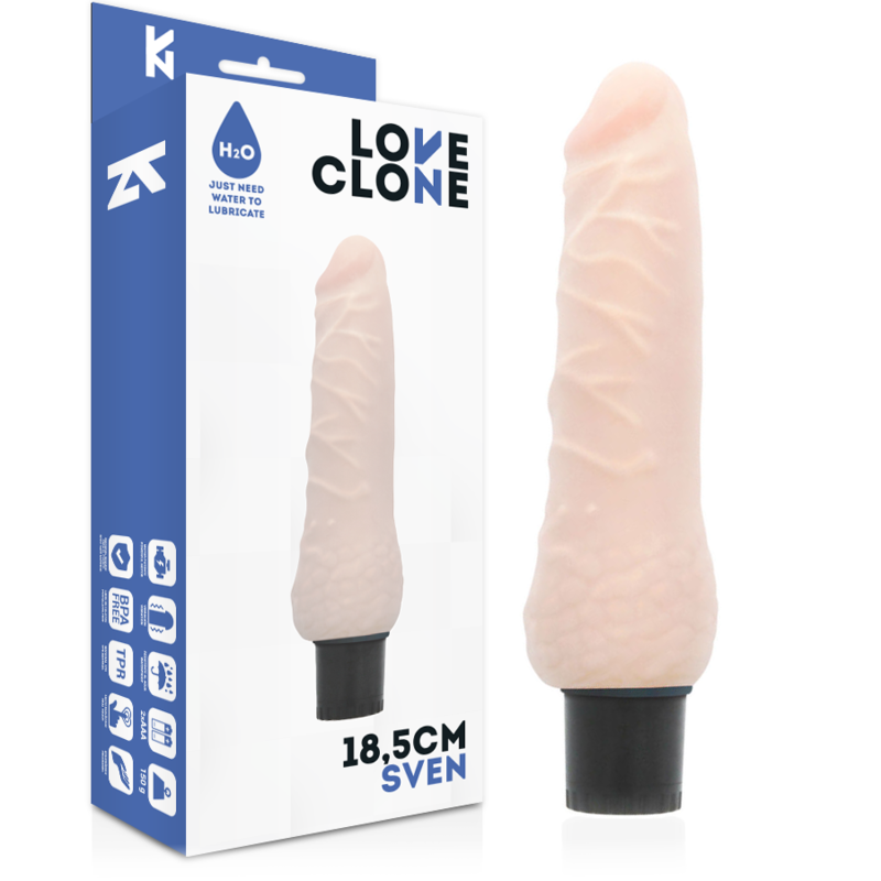 LOVECLONE - SVEN SELF LUBRICATION VIBRATOR 18.5 CM -O- 3.3 CM - Amore24