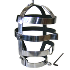 METAL HARD - MASK WITH STEEL NECKLACE - Amore24