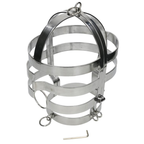 METAL HARD - MASK WITH STEEL NECKLACE - Amore24