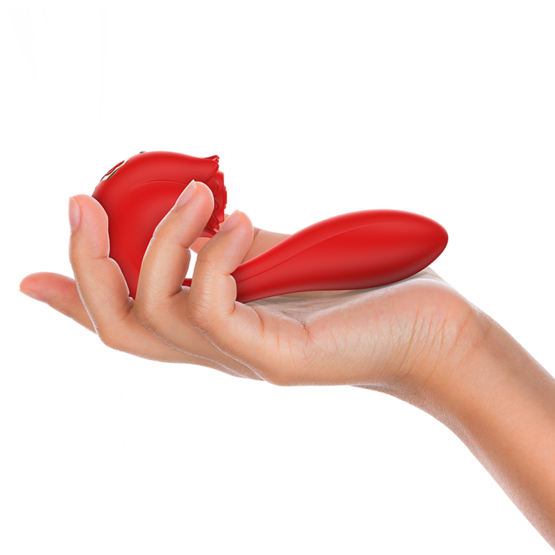 MIA - SELENA STIMULATOR VIBRATING + TAPPING RED - Amore24