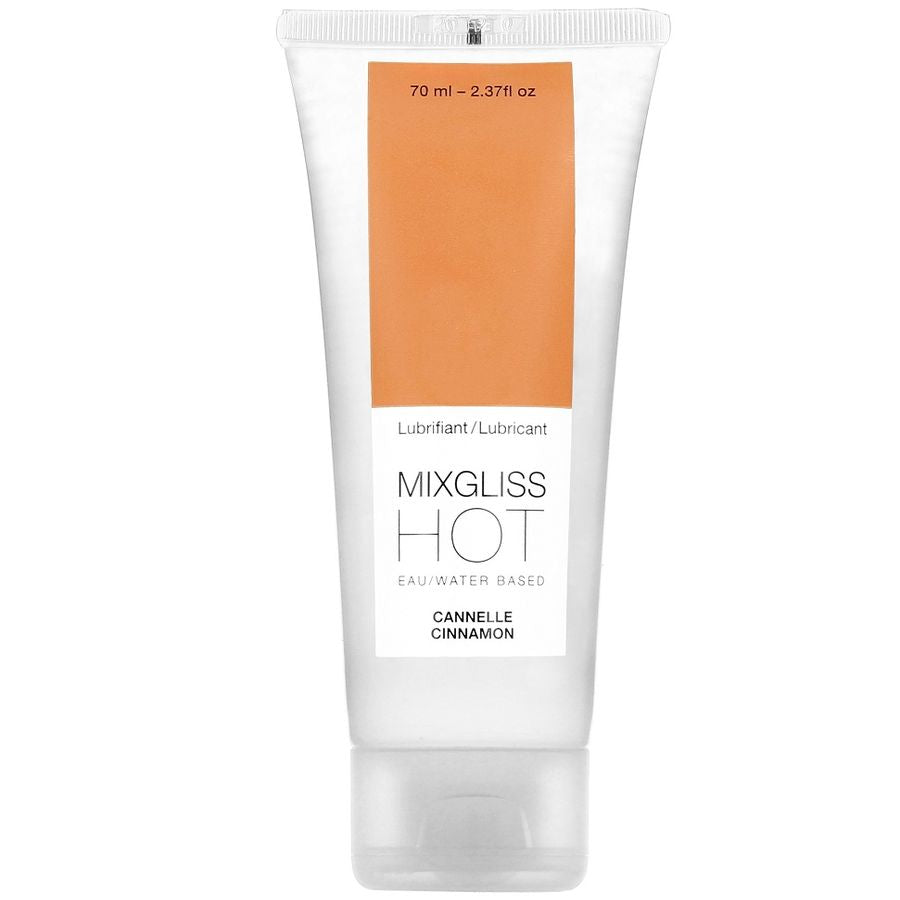 MIXGLISS - HEAT EFFECT LUBRICANT CINNAMON FLAVOR 70ML - Amore24