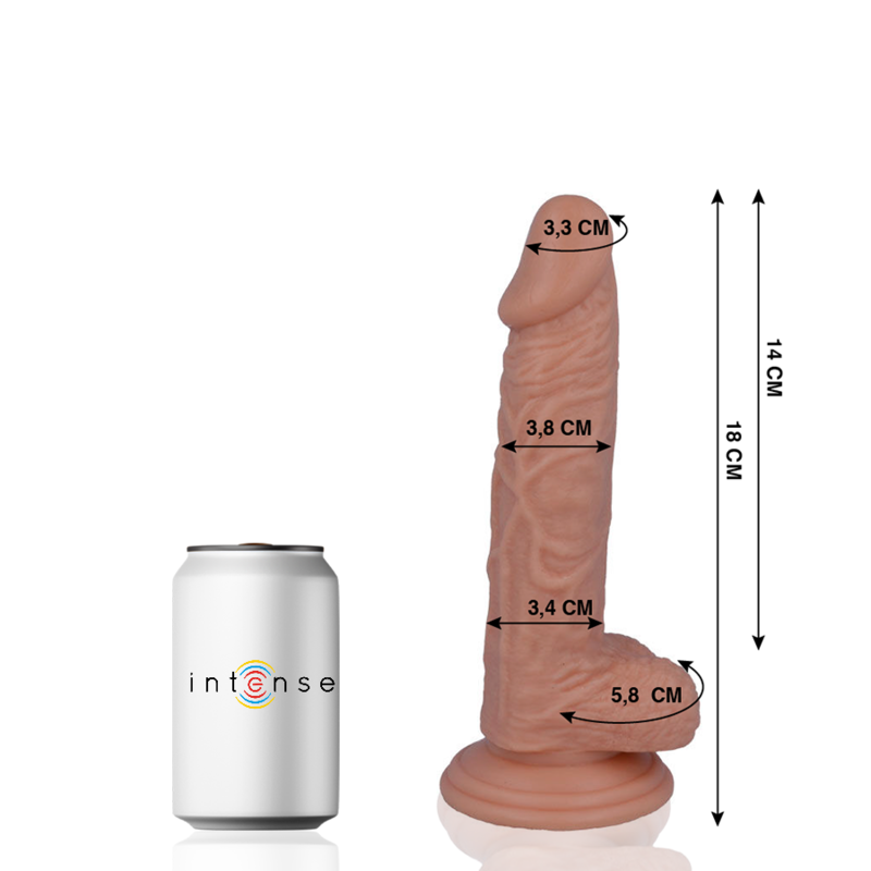 MR INTENSE - 11 REALISTIC COCK 18 CM -O- 3.8 CM - Amore24
