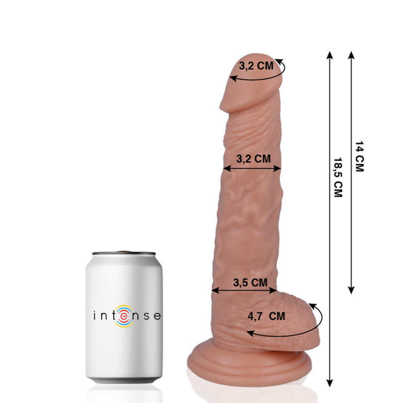 MR INTENSE - 13 REALISTIC COCK 18.5 CM -O- 3.2 CM - Amore24