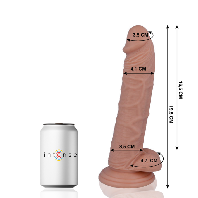 MR INTENSE - 15 REALISTIC COCK 19.5 CM -O- 4.1 CM - Amore24