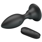 MR PLAY - ANAL PLUG WITH VIBRATION BLACK REMOTE CONTROL - Amore24