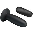 MR PLAY - ANAL PLUG WITH VIBRATION BLACK REMOTE CONTROL - Amore24