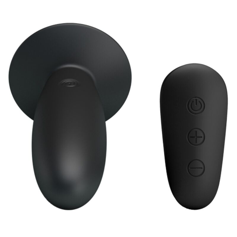 MR PLAY - ANAL PLUG WITH VIBRATION BLACK REMOTE CONTROL - Amore24