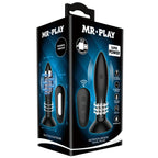 MR PLAY - PLUG WITH BLACK ROTATING BALLS REMOTE CONTROL - Amore24