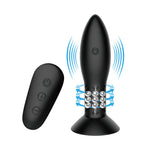 MR PLAY - PLUG WITH BLACK ROTATING BALLS REMOTE CONTROL - Amore24