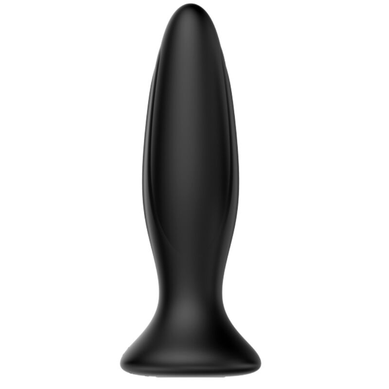 MR PLAY - RECHARGEABLE BLACK VIBRATOR ANAL PLUG - Amore24
