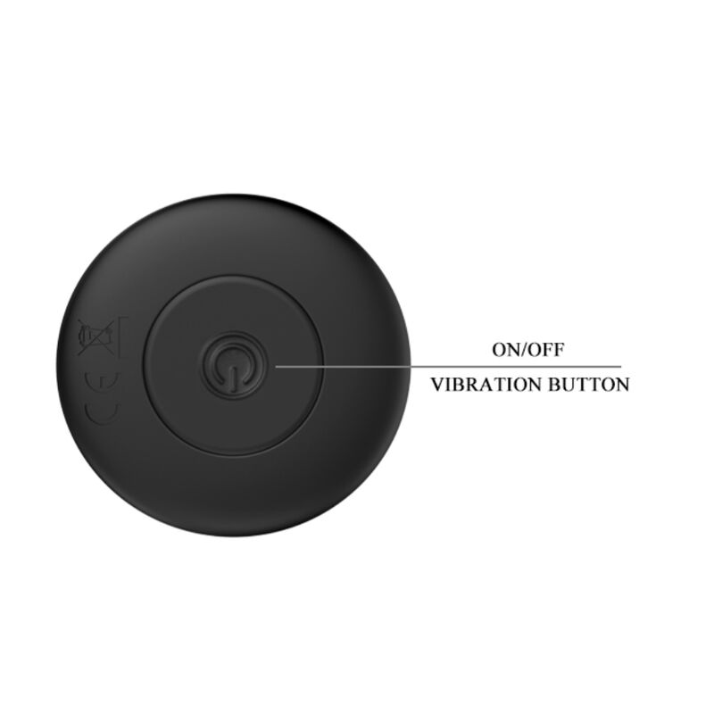 MR PLAY - RECHARGEABLE BLACK VIBRATOR ANAL PLUG - Amore24