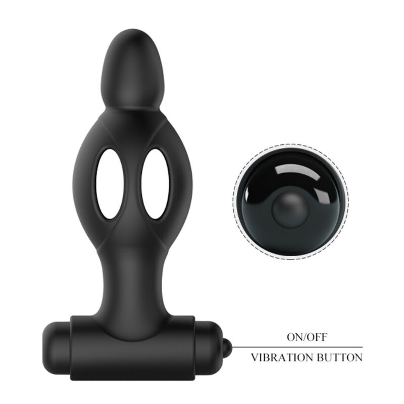 MR PLAY - SILICONE ANAL PLUG WITH VIBRATION - Amore24