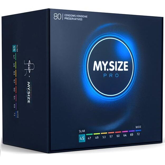 MY SIZE - PRO CONDOMS 45 MM 80 UNITS - Amore24