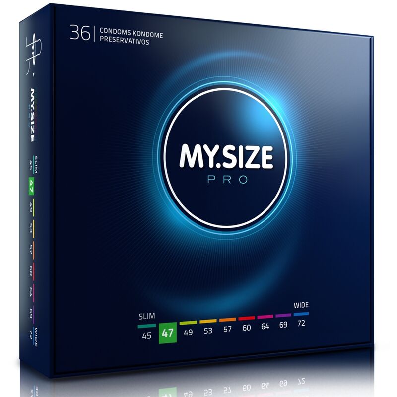 MY SIZE - PRO CONDOMS 47 MM 36 UNITS - Amore24