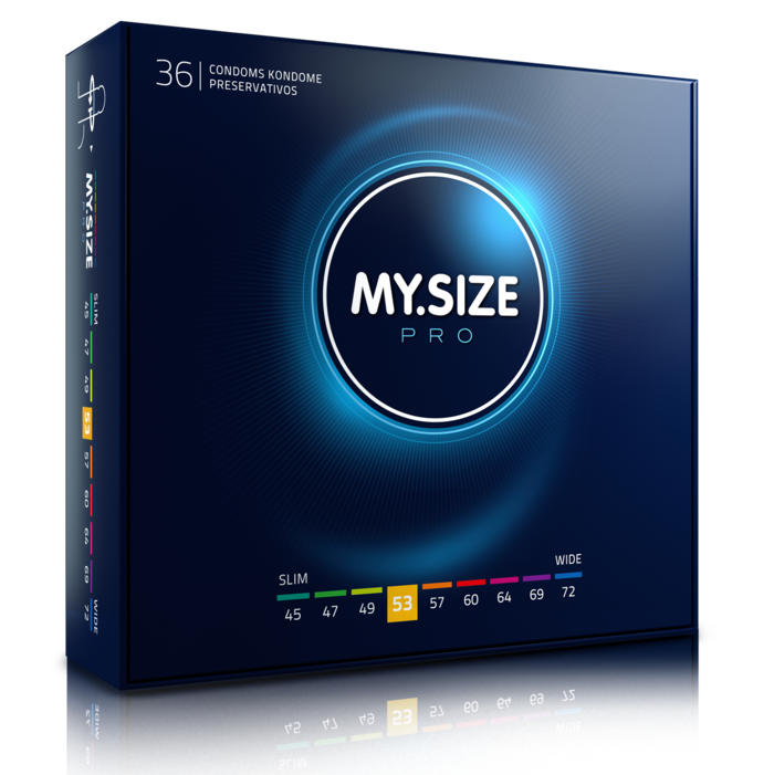 MY SIZE - PRO CONDOMS 53 MM 36 UNITS - Amore24