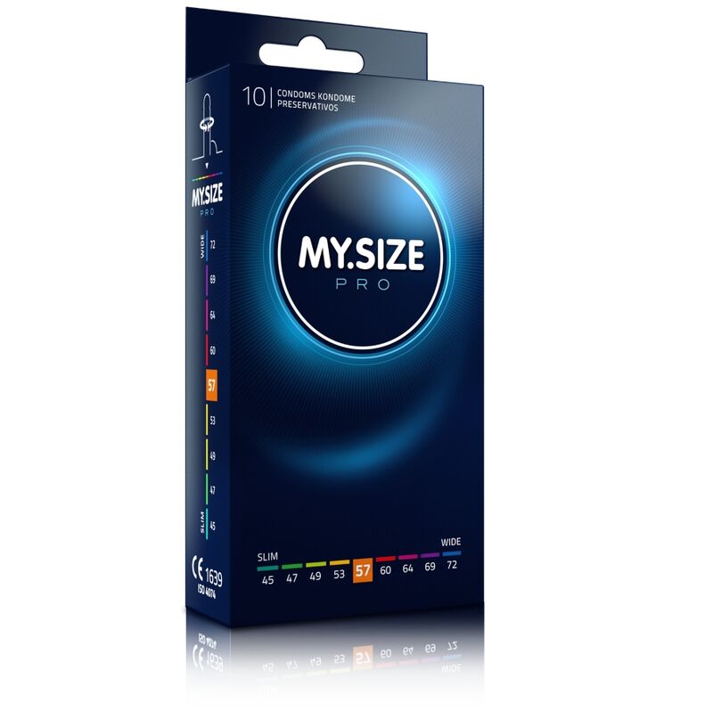 MY SIZE - PRO CONDOMS 57 MM 10 UNITS - Amore24