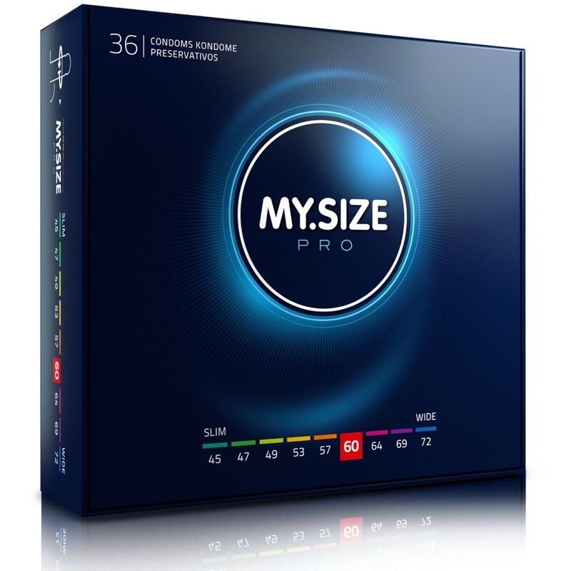 MY SIZE - PRO CONDOMS 60 MM 36 UNITS - Amore24