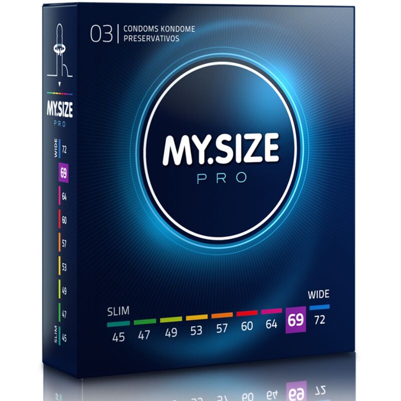 MY SIZE - PRO CONDOMS 69 MM 3 UNITS - Amore24