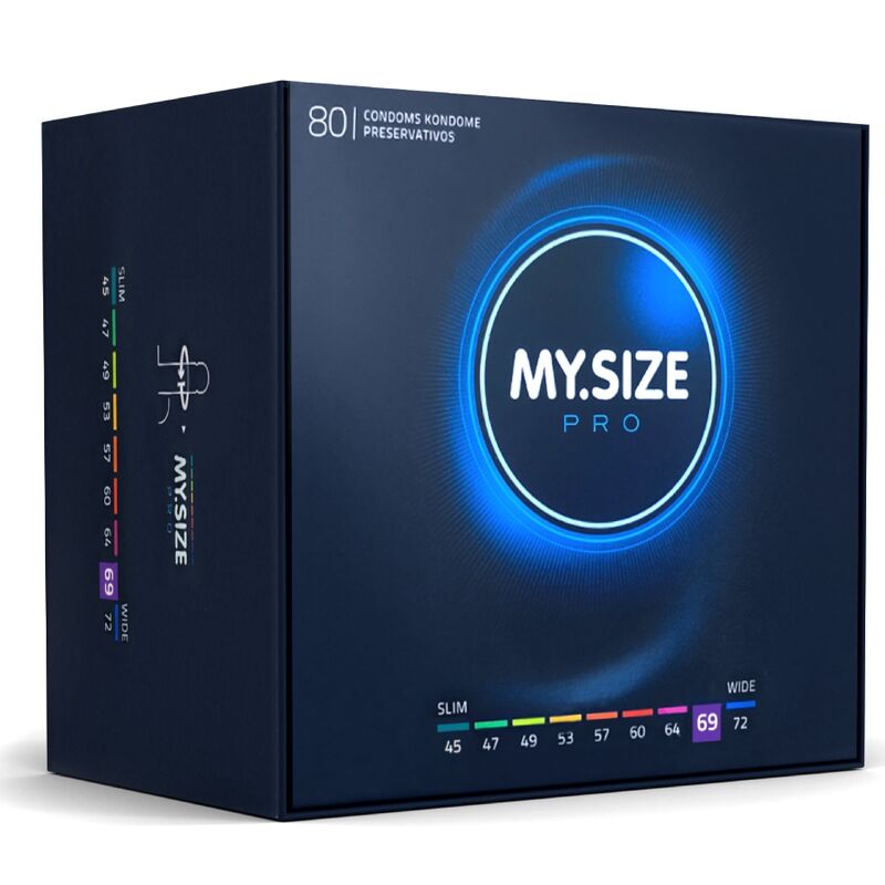 MY SIZE - PRO CONDOMS 69 MM 80 UNITS - Amore24