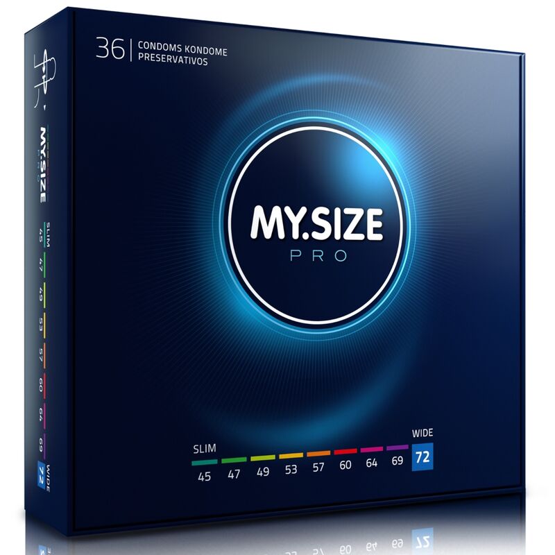 MY SIZE - PRO CONDOMS 72 MM 36 UNITS - Amore24