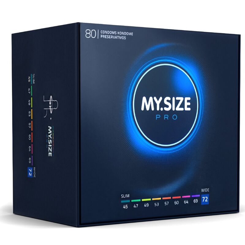 MY SIZE - PRO CONDOMS 72 MM 80 UNITS - Amore24
