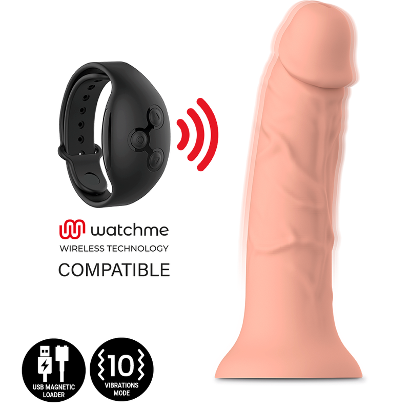MYTHOLOGY - ASHER ORIGINAL DILDO M - VIBRATOR COMPATIBLE WITH WATCHME WIRELESS TECHNOLOGY - Amore24