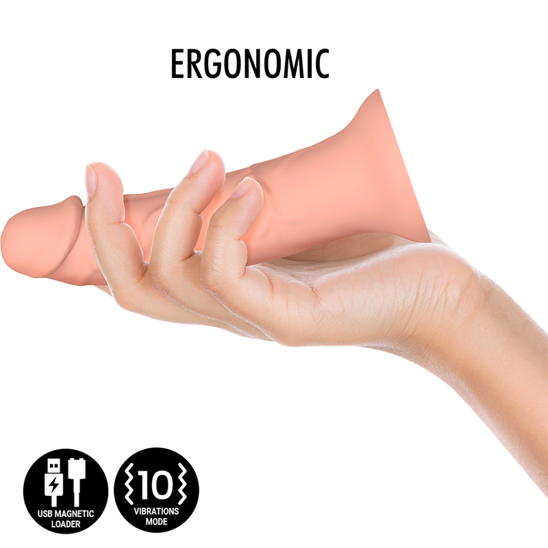 MYTHOLOGY - ASHER ORIGINAL DILDO S - VIBRATOR COMPATIBLE WITH WATCHME WIRELESS TECHNOLOGY - Amore24