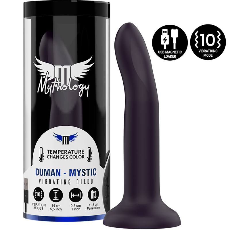 MYTHOLOGY DUMAN MYSTIC DILDO S - VIBRATOR WATCHME WIRELESS TECHNOLOGY COMPATIBLE - Amore24