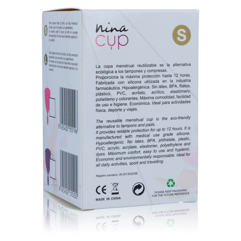 NINA KIKÍ - MENSTRUAL CUP PINK - SIZE S - Amore24