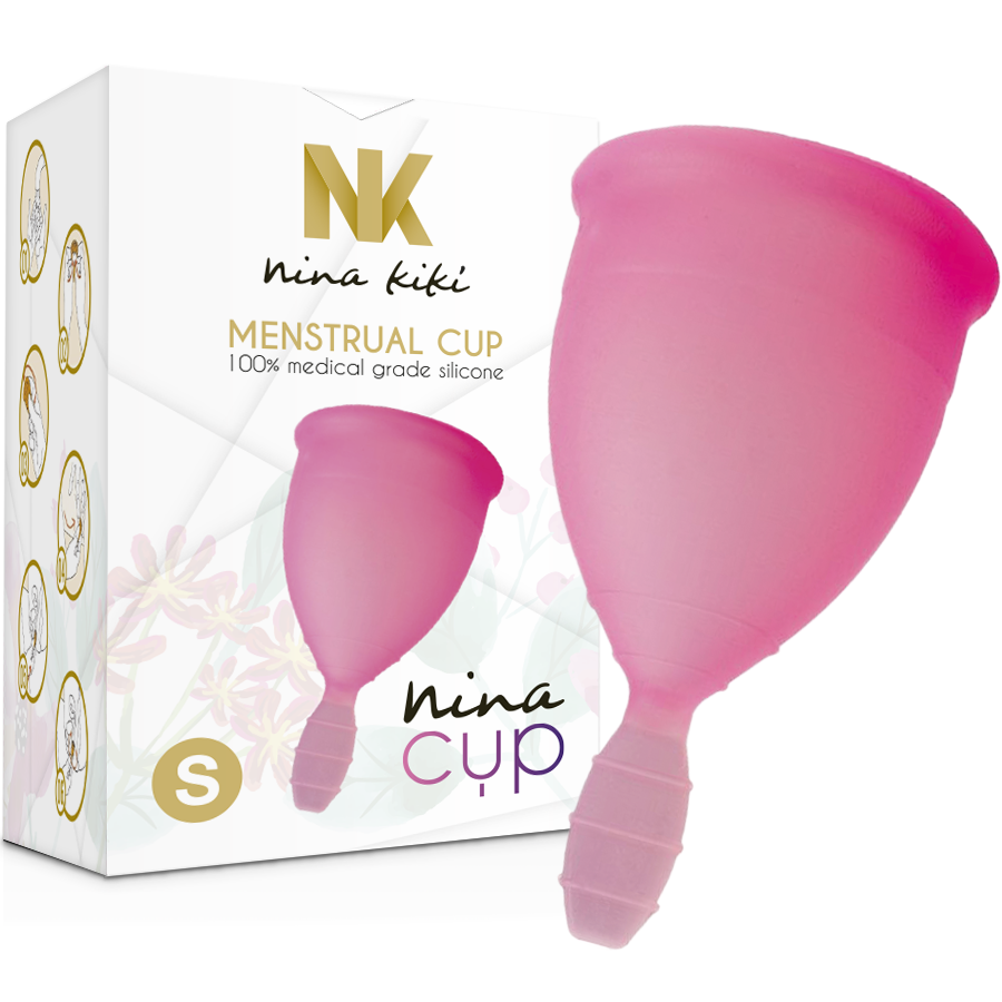 NINA KIKÍ - MENSTRUAL CUP PINK - SIZE S - Amore24