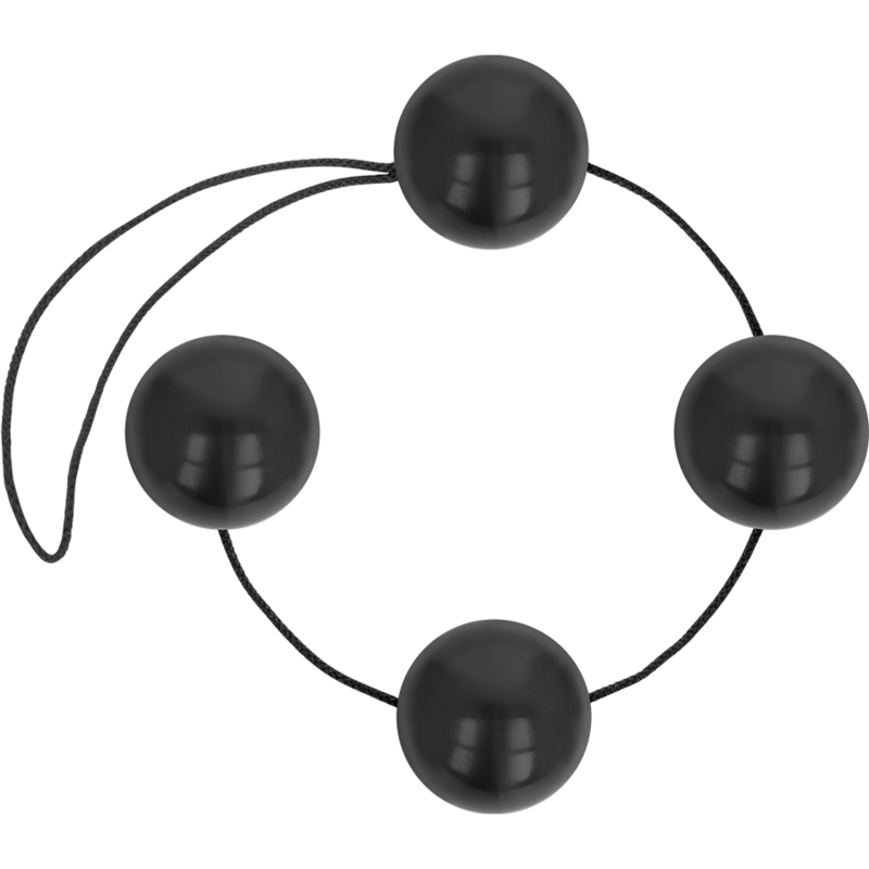 OHMAMA - BLACK CHINESE ANAL BALLS 170 GR - Amore24