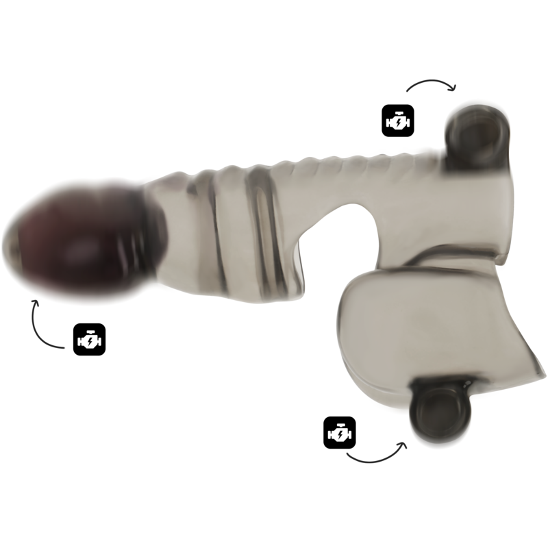 OHMAMA - PENIS AND TESTICLE SHEATH 3 MOTORS - Amore24