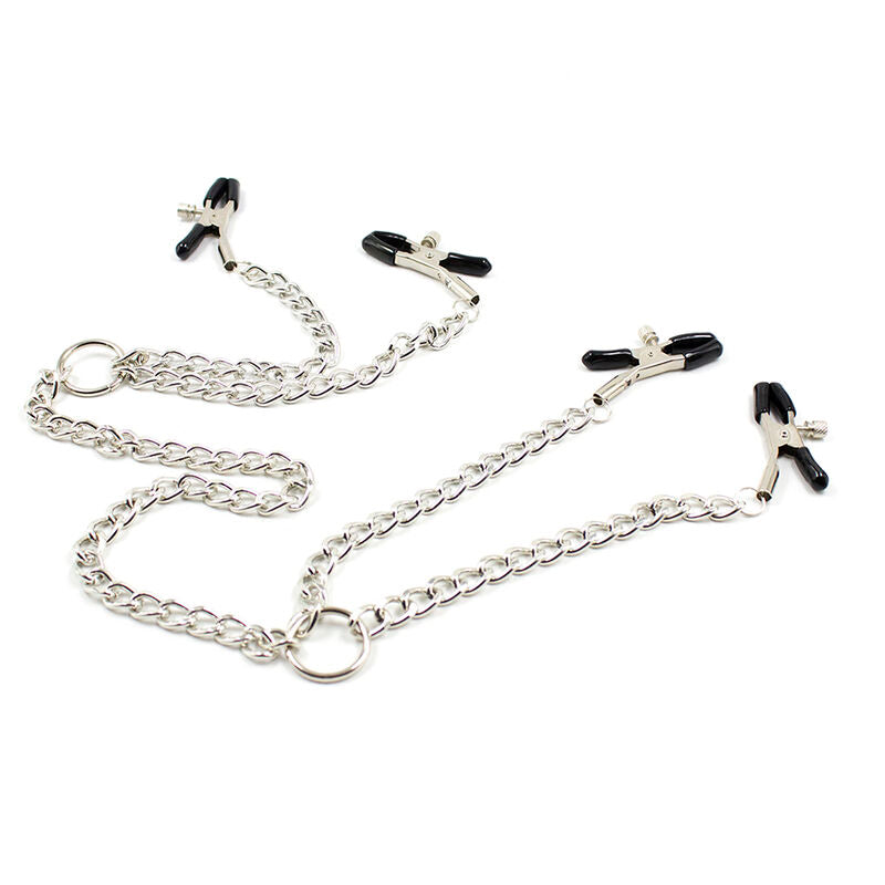 OHMAMA FETISH - 4 NIPPLE Clamps WITH CHAINS - Amore24