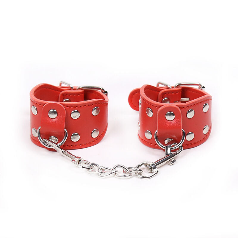 OHMAMA FETISH - ADJUSTABLE HANDCUFFS WITH METAL CHAIN - Amore24