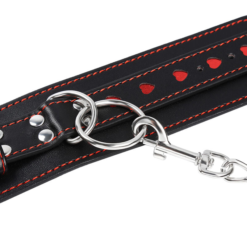 OHMAMA FETISH - HEART INLAID HANDCUFFS - Amore24