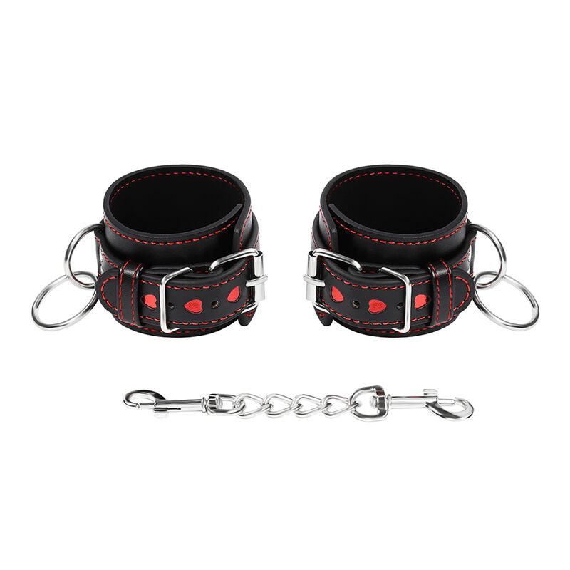 OHMAMA FETISH - HEART INLAID HANDCUFFS - Amore24