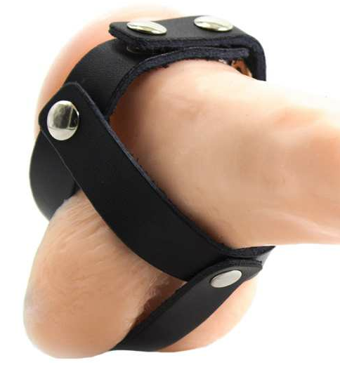 OHMAMA FETISH LEATHER BALL CAGE - Amore24