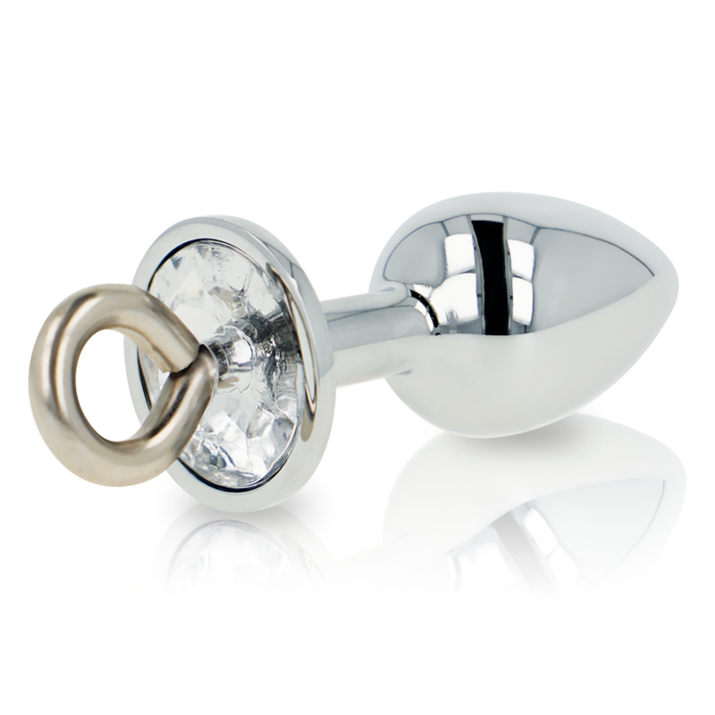 OHMAMA FETISH METAL BUTT PLUG WITH RING - Amore24