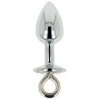 OHMAMA FETISH METAL BUTT PLUG WITH RING - Amore24