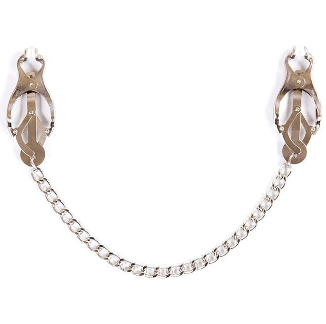 OHMAMA FETISH - METAL CLAMPS WITH CHAIN - Amore24
