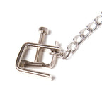 OHMAMA FETISH - METAL SCREW CLAMPS WITH CHAIN - Amore24