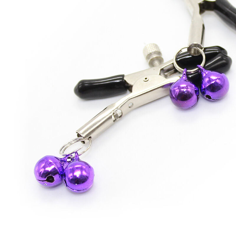OHMAMA FETISH - NIPPLE Clamps WITH LILAC BELL - Amore24