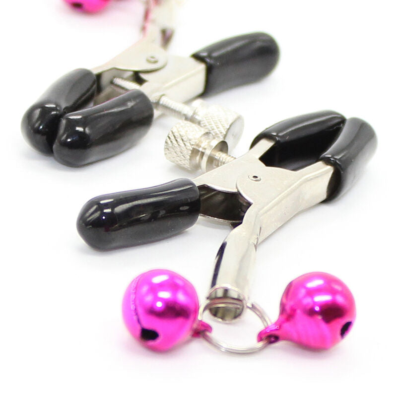 OHMAMA FETISH - NIPPLE CLAMPS WITH PINK BELL - Amore24