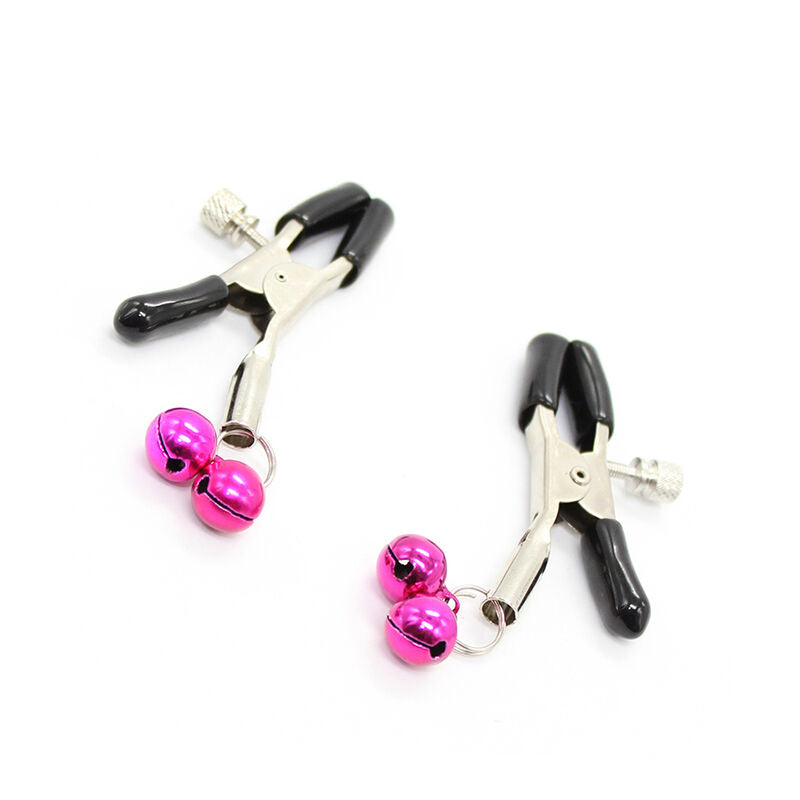 OHMAMA FETISH - NIPPLE CLAMPS WITH PINK BELL - Amore24